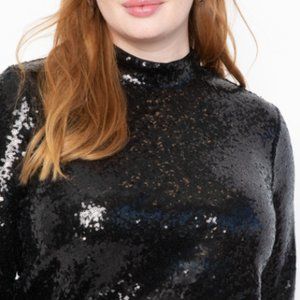 Black Sequin  Top